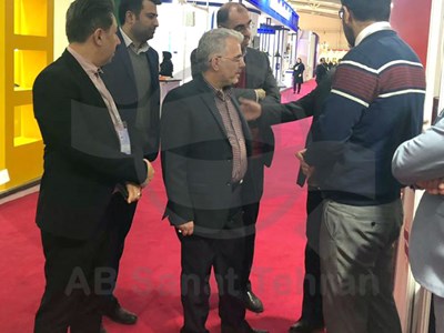 بازدید مهندس فلاح جوشقانی، معاون وزیر و رئیس سازمان تنظیم مقررات و ارتباطات رادیویی از محصولات آب صنعت تهران
