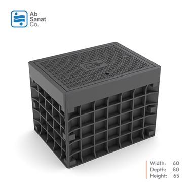 حوضچه ماژولار مستطیل سایز 80*60*65h