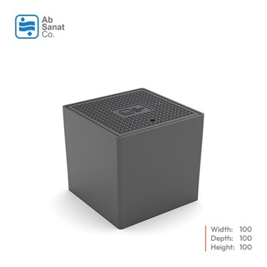 حوضچه مربع یکپارچه 100*100*100h