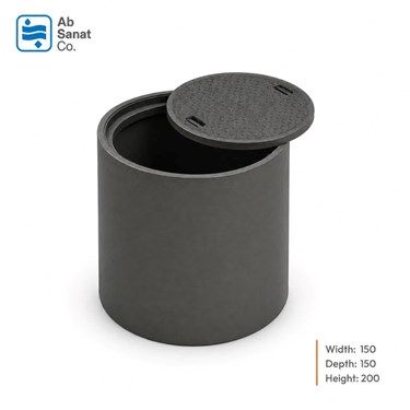 حوضچه استوانه یکپارچه سایز 150 ارتفاع 200