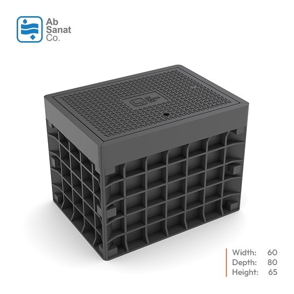 حوضچه ماژولار مستطیل سایز 80*60*65h