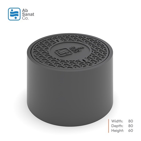 هندهول یکپارچه استوانه سایز 80 ارتفاع 60