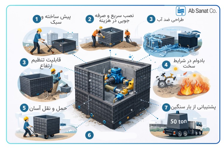 مزایای اتاق شیر کامپوزیت